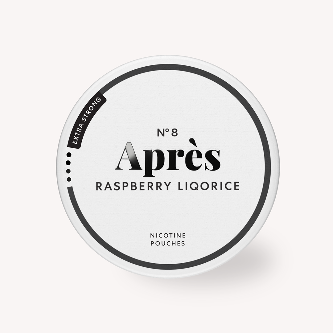 Après Raspberry Liquorice Extra Strong nikotinpåsar