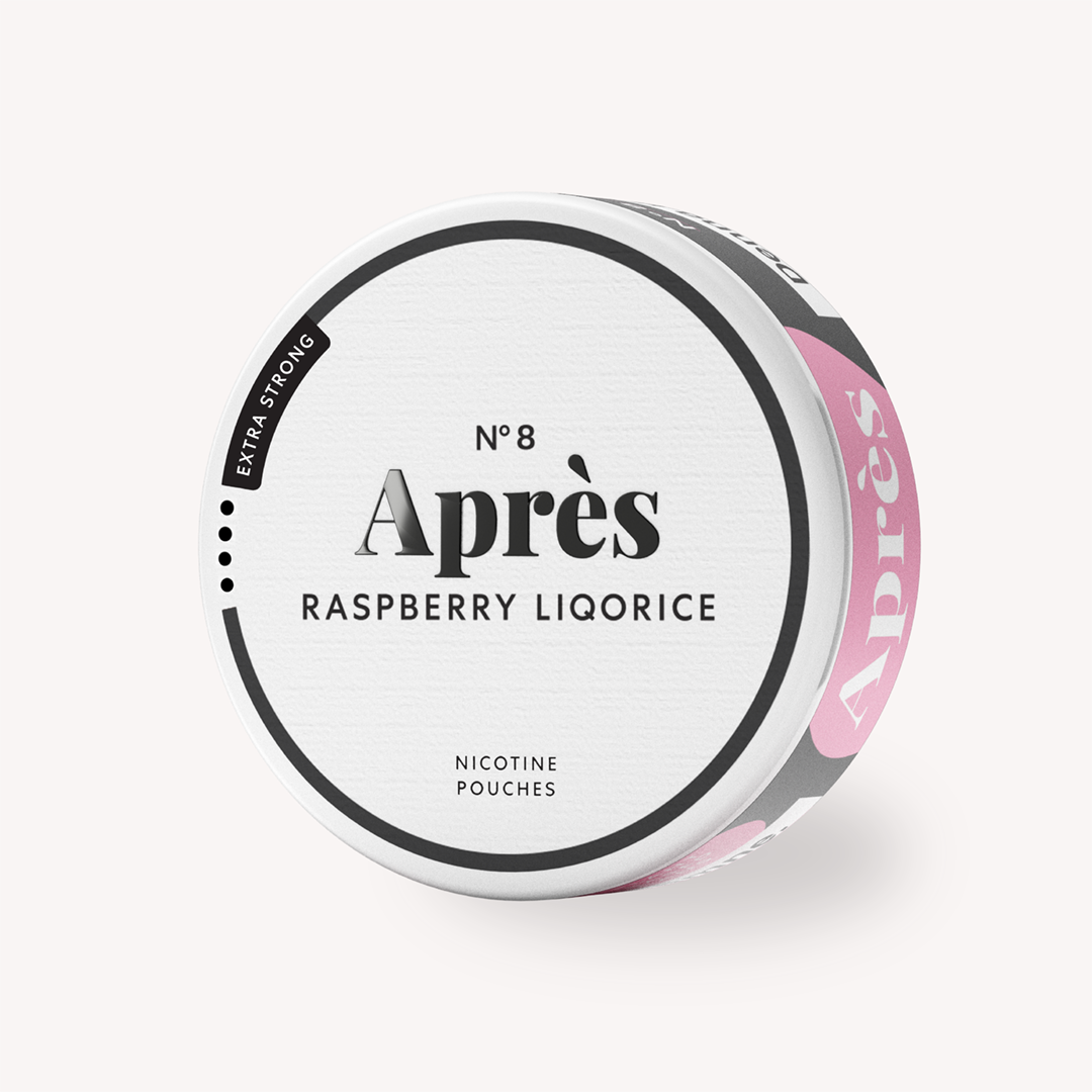 Après Raspberry Liquorice Extra Strong nikotinpåsar