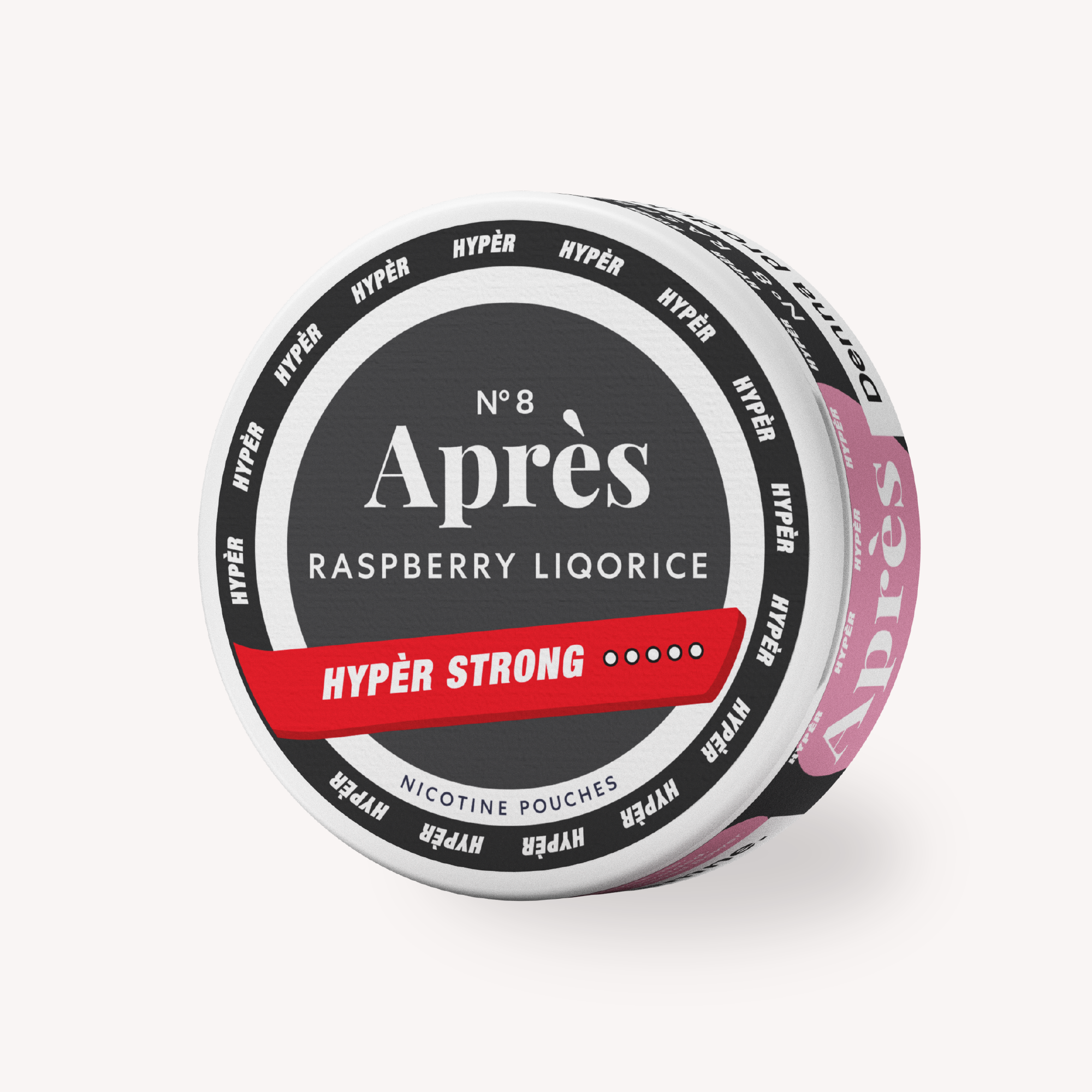 Après Raspberry Liquorice Hypèr Strong nikotinpåsar