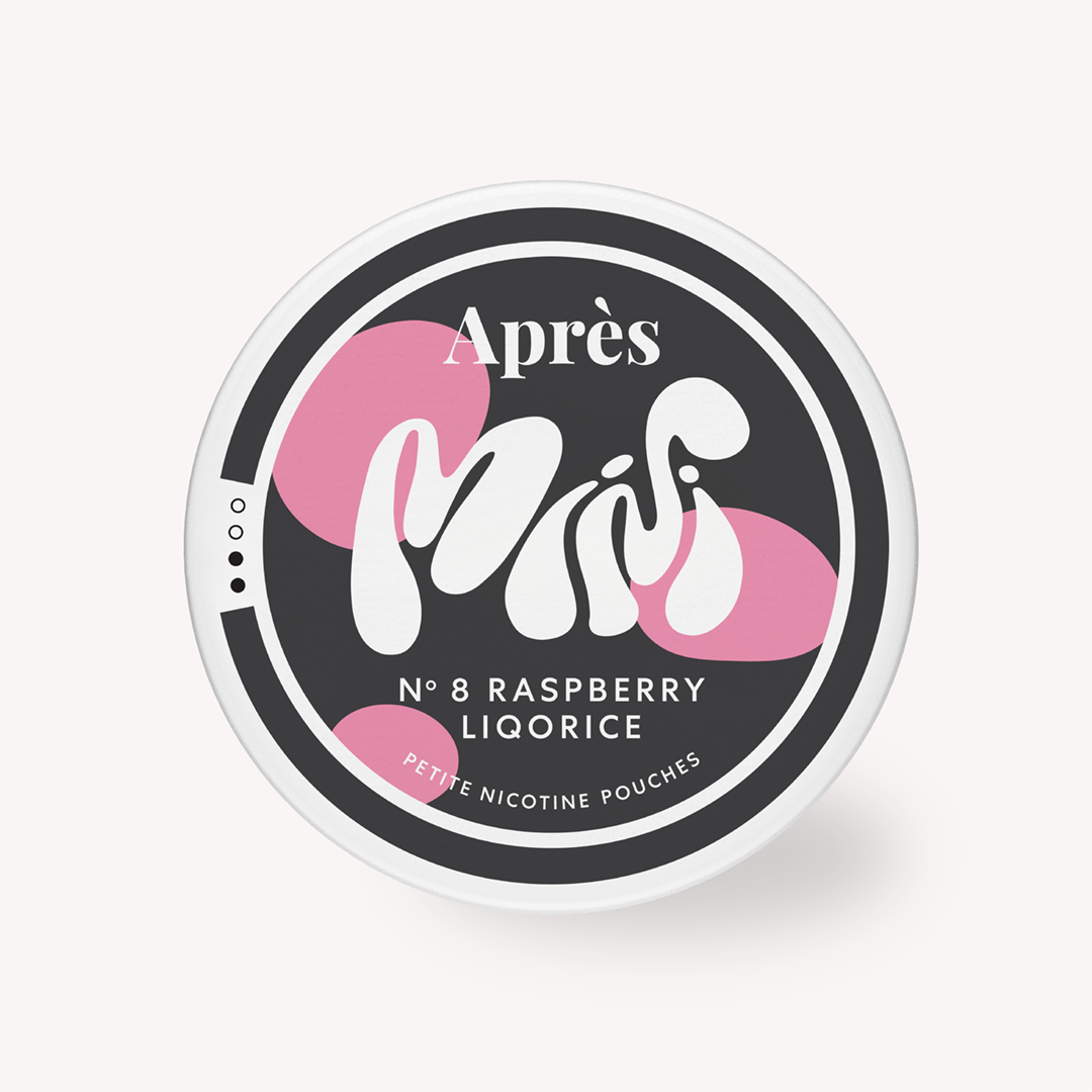 Après Raspberry Liquorice Mini nikotinpåsar