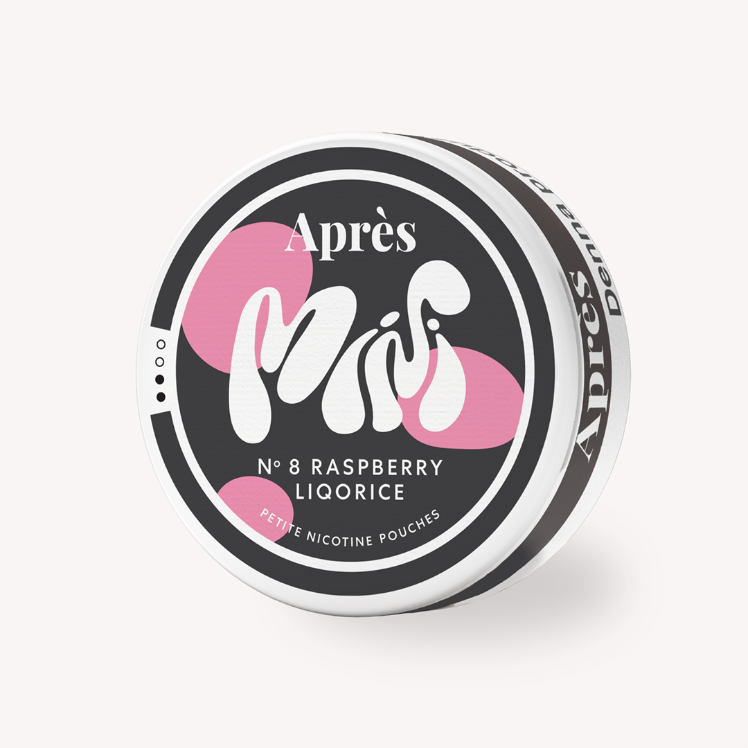 Après Raspberry Liquorice Mini nikotinpåsar