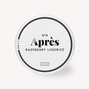 Après Raspberry Liquorice nikotinpåsar