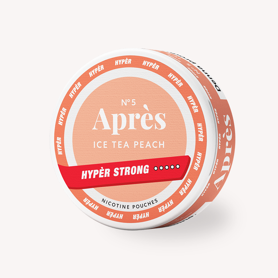 Après Ice Tea Peach Hypèr Strong nikotinpåsar